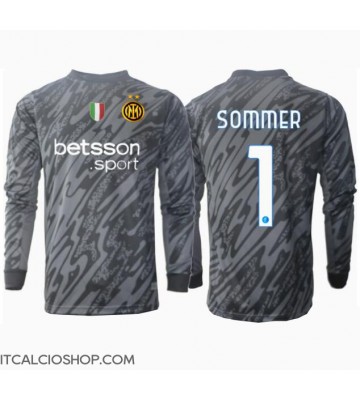 Inter Milan Yann Sommer #1 Portiere Terza Maglia 2024-25 Manica Lunga